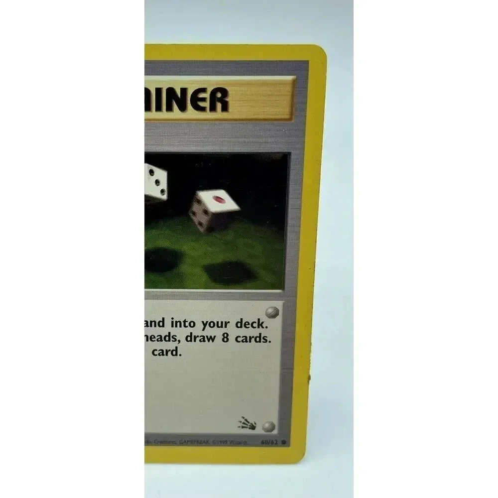 Gambler 60/62‎ Fossil Set Non-Holo Vintage 1999 Pokemon TCG LP